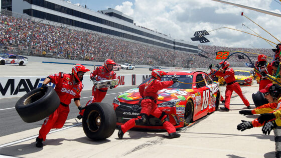 Race car drivers critical timing