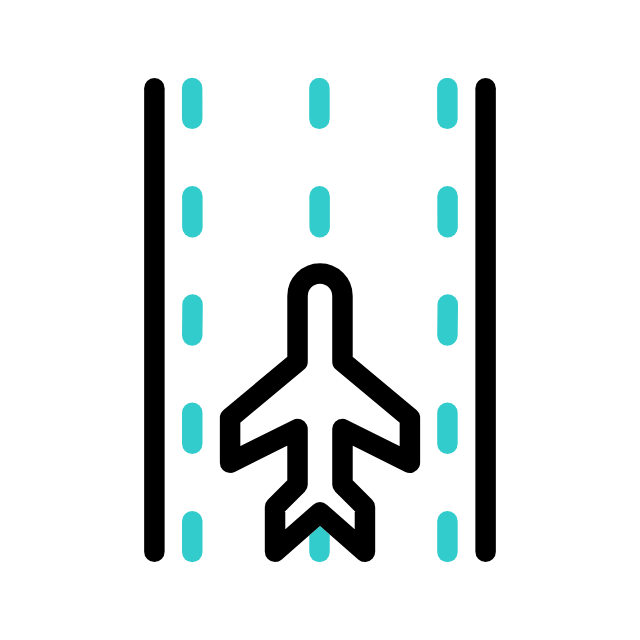 animated plane taking off