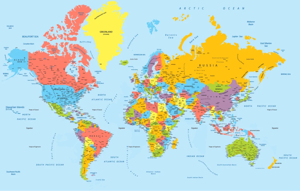 Mercator Map@1200
